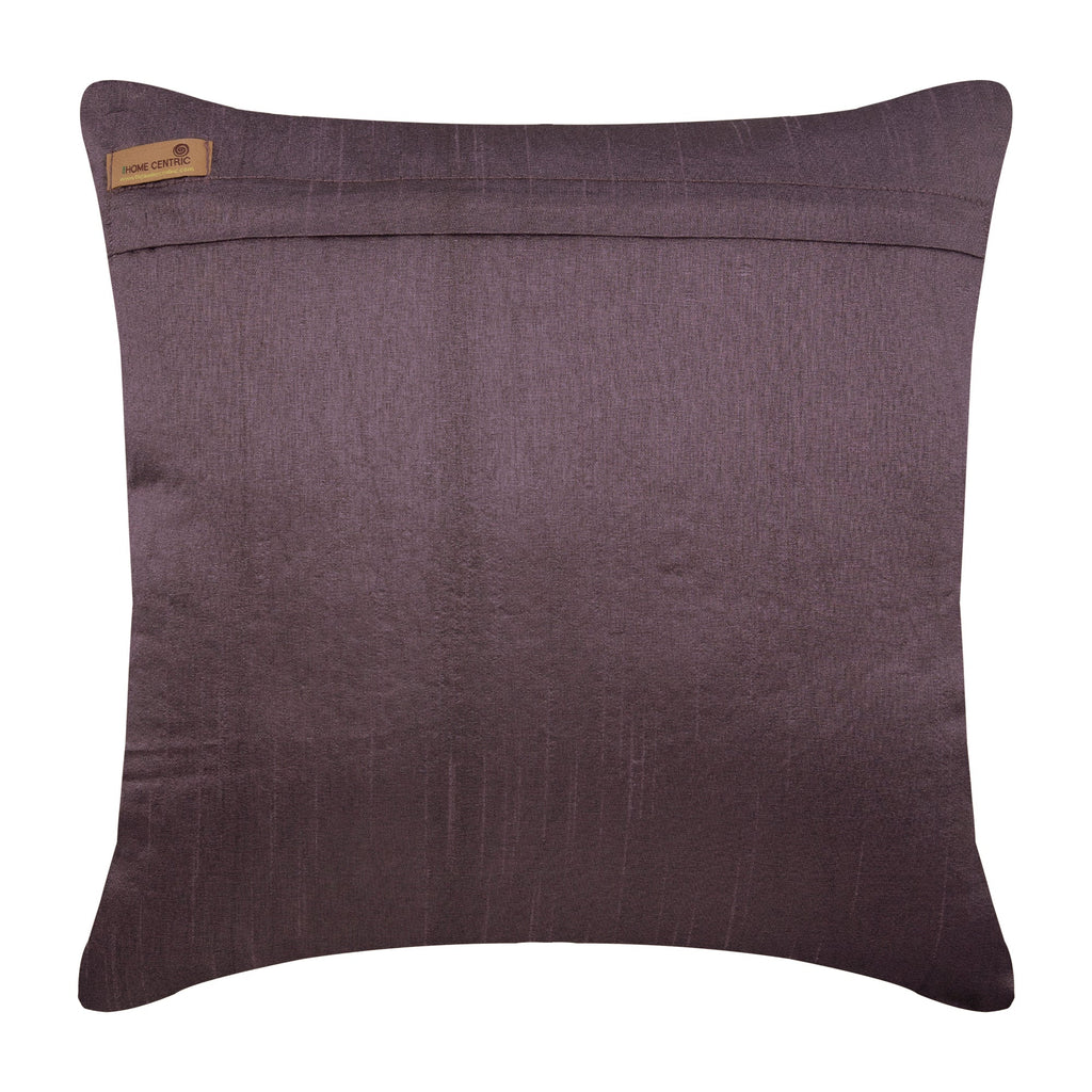Plum Digest - Plum Art Silk Throw Pillow Cover