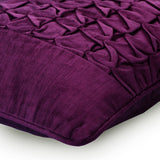 Plum Knots - Plum Velvet Decorative Euro Sham