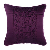 Knotted Ivory - Ivory Velvet Throw Cushion Cover