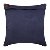 Plum Rose - Purple Faux Suede Throw Pillow Cover