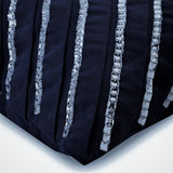 Popeye The Sailor - Navy Blue Faux Suede Decorative Euro Sham