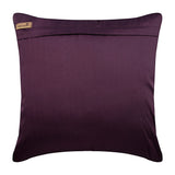 Purple Circuit - Plum Art Silk Throw Cushion Cover