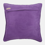 Purple Leather Weave - Purple Faux Leather Decorative Euro Sham