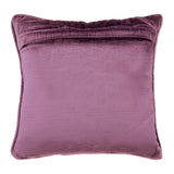 Purple Love - Purple Velvet Throw Pillow Cover