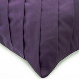 Purple No Limits No Lines - Purple Faux Suede Decorative Euro Sham
