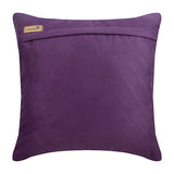Purple No Limits No Lines - Purple Faux Suede Throw Pillow Cover