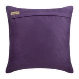 Purple No Limits No Lines - Purple Faux Suede Decorative Euro Sham