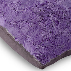 Purple Sea - Purple Art Silk Decorative Euro Sham