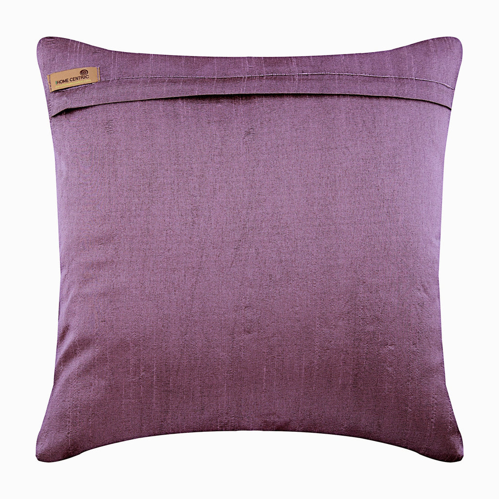 Purple Sea - Purple Art Silk Throw Pillow Cover
