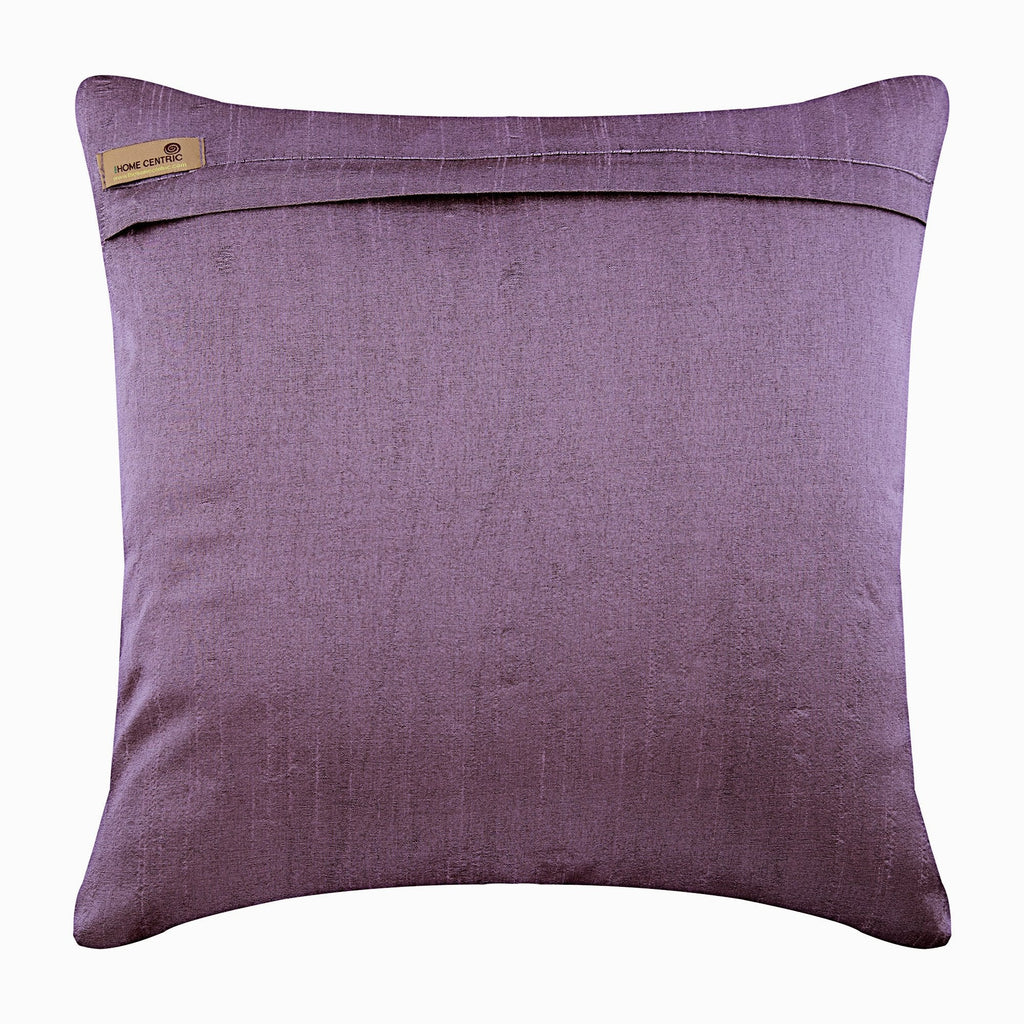 Purple Sea - Purple Art Silk Decorative Euro Sham