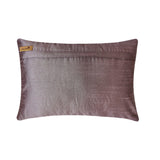 Purple Glitter Wings - Art Silk Purple Decorative Lumbar Pillow Cover