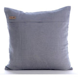 Quicksilver Ornate - Gray Cotton Throw Pillow Cover