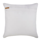 Rainbow Streaks - White Cotton Linen Throw Pillow Cover