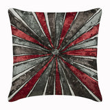 Red Bullseye Pillow Cover