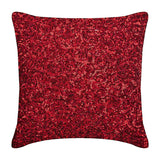 Red Glitterati Pillow Cover