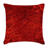 Orange Peel - Orange Art Silk Decorative Euro Sham