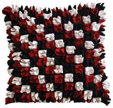 Red N Black Blossom Pillow Cover