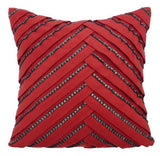 Purple Influence - Purple Faux Suede Throw Pillow Cover