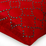 Red Velvet Crystal - Red Velvet Throw Pillow Cover