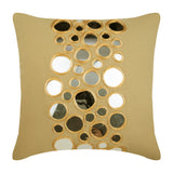 Reflectors - Beige Cotton Canvas Decorative Euro Sham