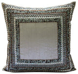 Ethnic Origins - Brown Art Silk Decorative Euro Sham