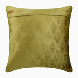 Rhinestone Jaal - Sage Green Velvet Throw Pillow Cover