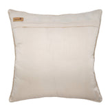 Rococo Fantasy - Beige Jacquard Silk Throw Pillow Cover