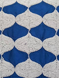 Royal Blue Tops Moroccan Decorative Euro Sham