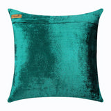 Royal Duke - Peacock Green Velvet Throw Pillow Cover