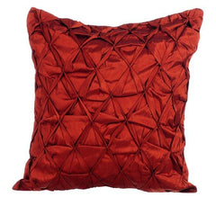 That Wood Be Lovely - Brown Taffeta Throw Pillow Cover