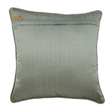 Rustic Martini - Rust Jacquard Silk Throw Cushion Cover