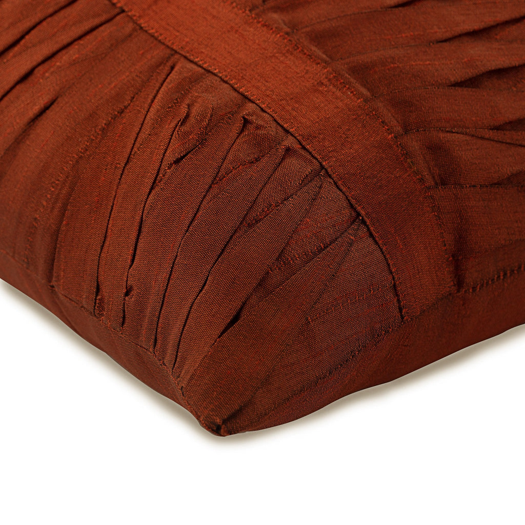 Rusty - Rust Art Silk Decorative Euro Sham