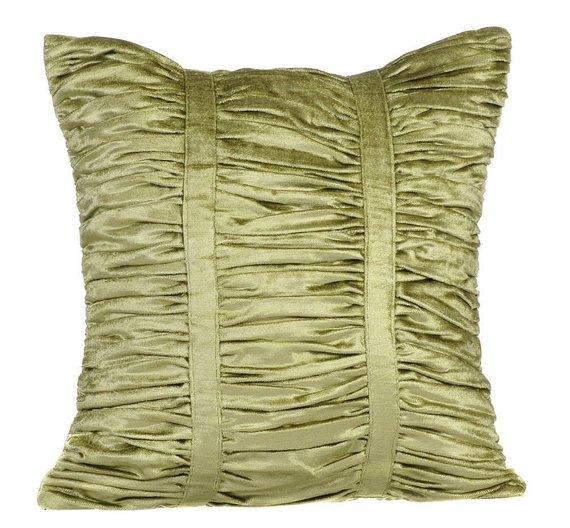 Soft Ivory Beauty - Ivory Velvet Decorative Euro Sham