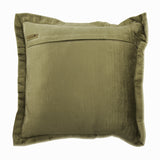 Sage Green Crystal Palace - Sage Green Velvet Decorative Euro Sham