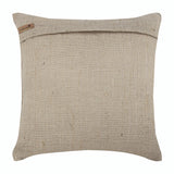 Sea King - Blue Burlap Throw Pillow Cover