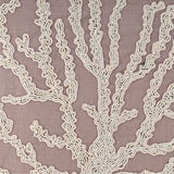 Sea Shrub - Mocha Cotton Linen Decorative Euro Sham