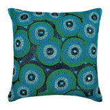 Sea Tornado Blue Euro Sham Cover