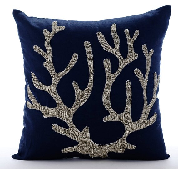 Sea Weed At The Shore Pillow Cover