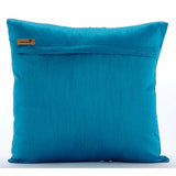 Sea Windsor Blue Beaded Throw Pillow Cover