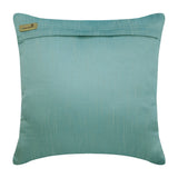 Shades Of Teal - Teal Blue Art Silk Decorative Euro Sham