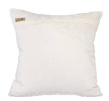Sharing My Charm - White Velvet Throw Pillow Cover