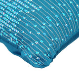 Shimmer Shine - Blue Taffeta Decorative Euro Sham