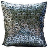 Gold Disco Balls - Gold Art Silk Decorative Euro Sham