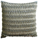 Gold N Copper Tan - Gold & Copper Faux Leather Decorative Euro Sham