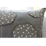 Silver Ball Bearings Art Silk Throw Pillow Cover
