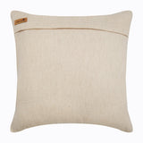 Silver Charmer - Beige Linen Throw Pillow Cover