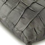 Silver Is Best - Silver Art Silk Decorative Euro Sham