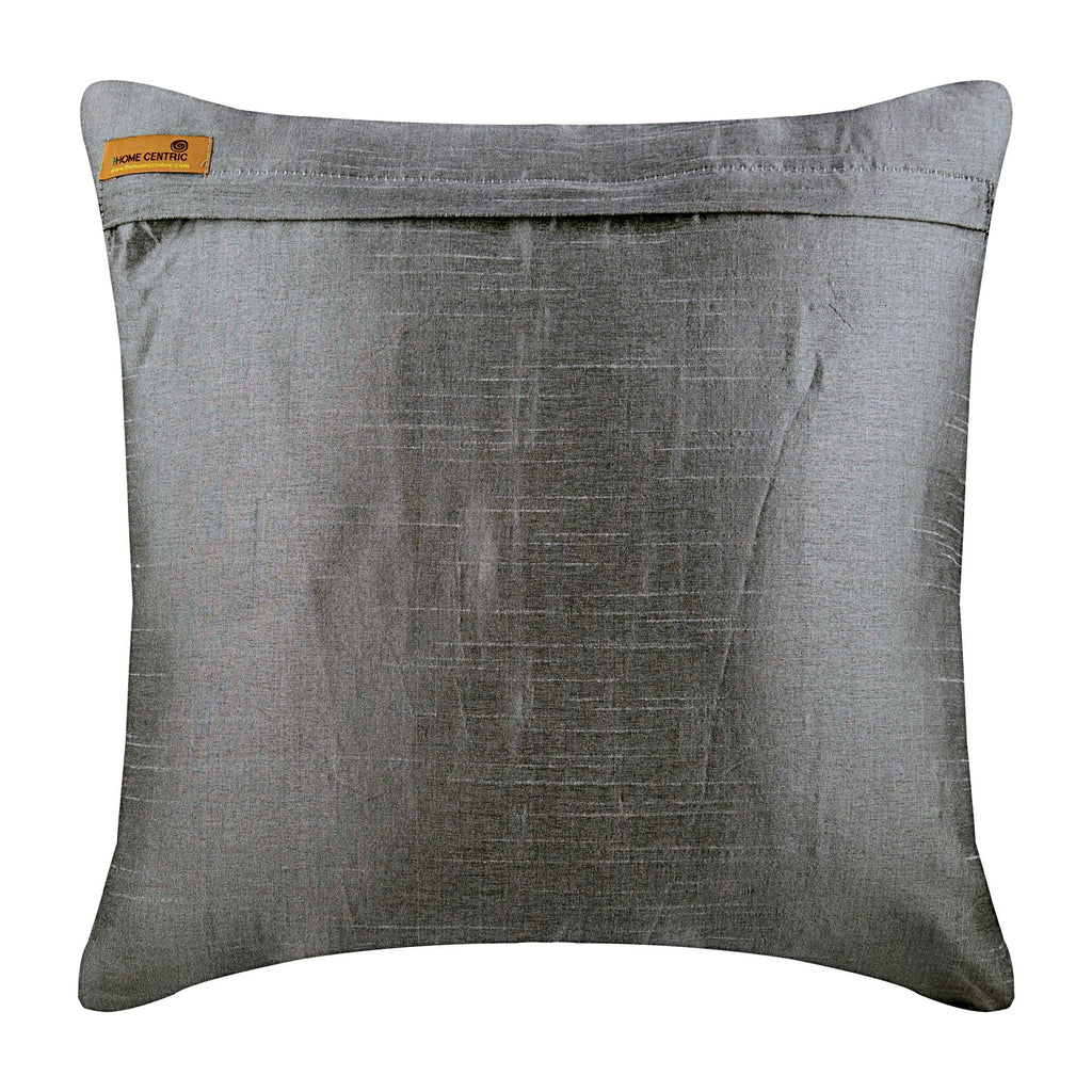 Silver Is Best - Silver Art Silk Throw Pillow Cover