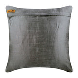 Silver Is Best - Silver Art Silk Throw Pillow Cover
