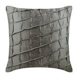 Silver Is Best - Silver Art Silk Decorative Euro Sham